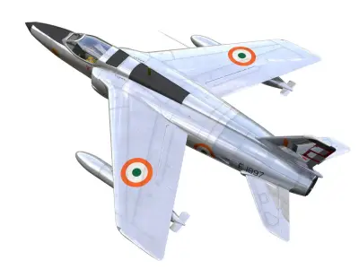 Folland gnat F1 3D model