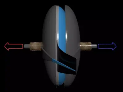 Electro Mechanical Tail - Aero-Nautical Propulsion - Concept 3D model