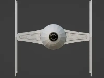 TIE fighter Free 3D model