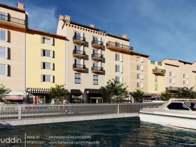 SUR DE FRANCIA BUILDING MDOEL 3D model