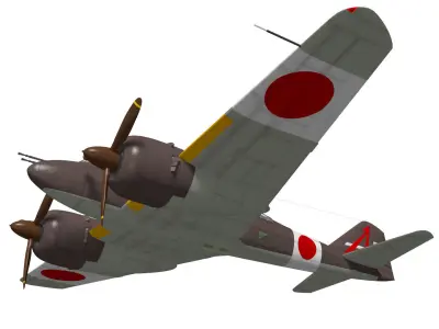 Ki46 TypeIII otsu hei Dinah 3D model