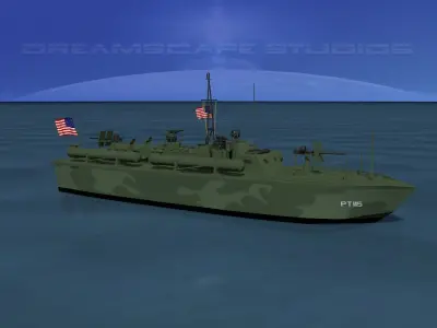 Elco PT Boat PT-115 3D model