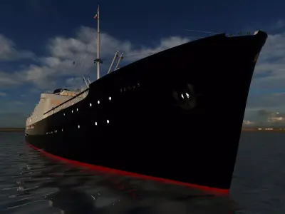 MS Venus Bergen Line Low-poly 3D model