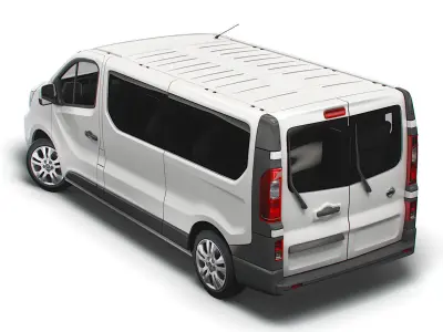 Nissan NV 300 Minibus LWB 2021 3D model