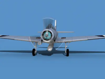 Douglas TBD-1 Devestator V10 3D model