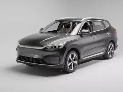 BYD Song Plus EV 2022 Low-poly 3D model