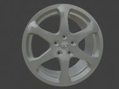 WHEEL BASED on PLATINUM ACURA 3D model