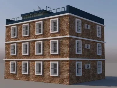 Building for Video Games  3D model