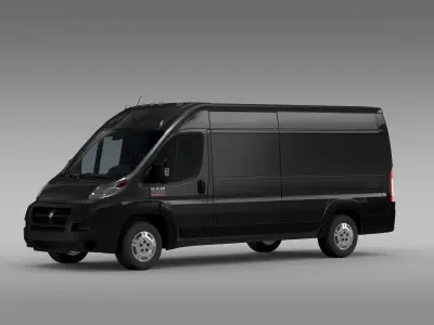 Ram Promaster Cargo 3500 HR 159WB EXT 2015 3D model