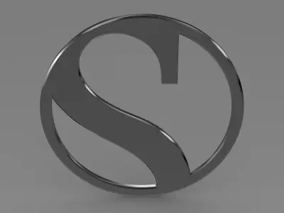 Sauber logo 3D model
