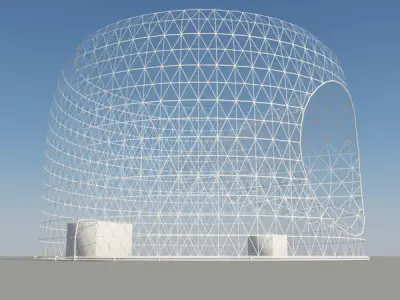 Bahrain Fish Trap 3D model