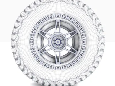 BFGoodrich All-Terrain TA KO2 Tire 3D model