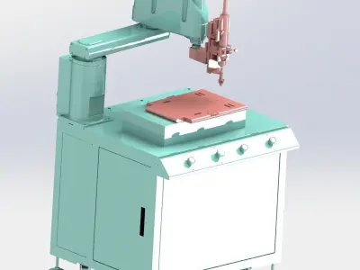  Automatic screw machine 3D model