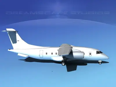Dornier 328Jet Unmarked 3 3D model