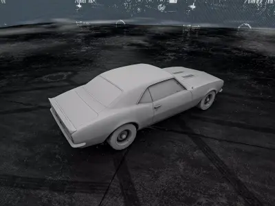 Chevrolet Camaro SS 1967 3D Printable Car Model RoZ 3D print model