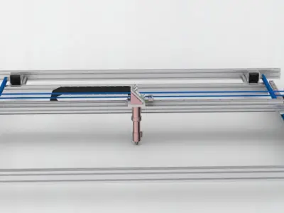 Profile gantry shifting mechanism Free 3D model