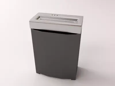 Paper Shredder 3D model
