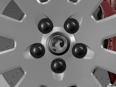 Vauxhall Insignia wheel 3D model