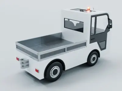 Airport Tow Tractor  3D model