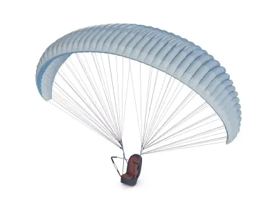 Unpowered Paraglider 3D model