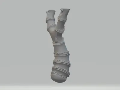 Bamboo Slingshot 3D Model 3D print model