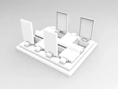 Vertical Launcher Missile Ship 3D print model