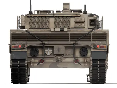 Tank Leopard 2A7V 2016 3D model
