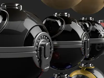 Pokemon - Assorted Hisuian Poke Ball Set - 10 Models 3D print model