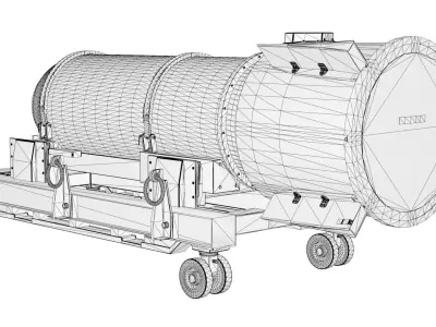 Mark 39 nuclear bomb 3D model