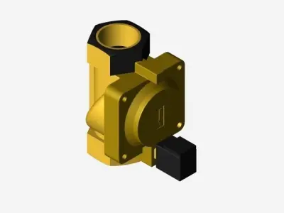 Solenoid Valve 2 Inch Free 3D model
