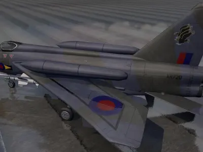 English Electric Lightning F-6 - BAC 3D model