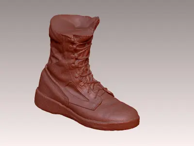 US ARMY combat boot Belleville 3D model