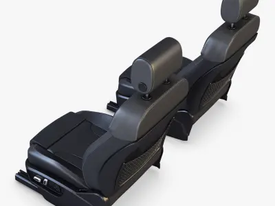 Car Seat Front 3D model