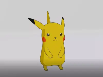pikachu 3d model rigged Free 3D model