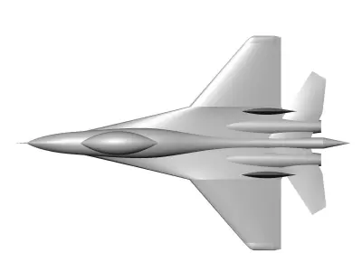 Sukhoi Plane 3d model 3D print model