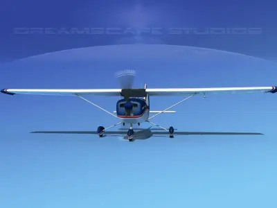 Cessna 152 Commuter V06 3D model