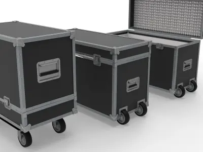 Flightcase Lighting Case 3D model