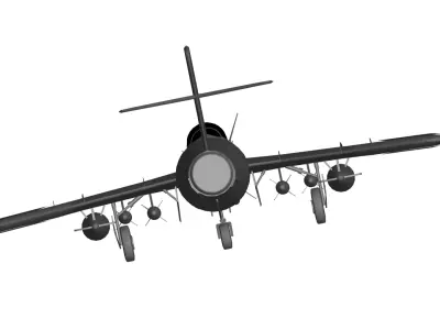 Mikoyan Gurevich MiG-17 3D model