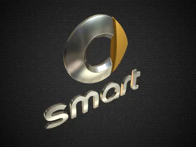 smart logo 3D model