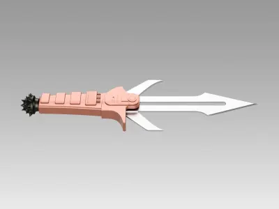 Star Trek The Search for Spock Exacting of The Klingon Dk tahg 3D model