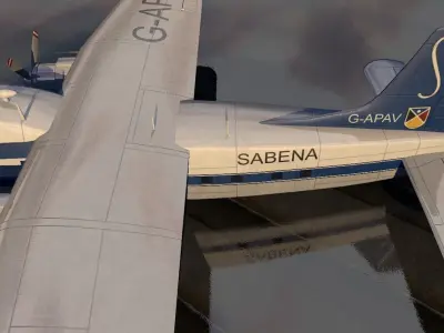 Bristol Type 170 Freighter 3D model