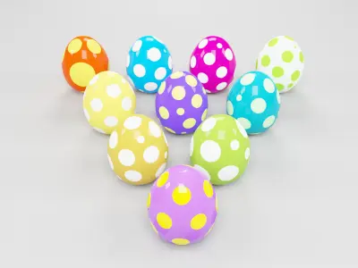 Dinosaur egg 3D model