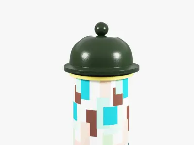 Advertising Column 3D model