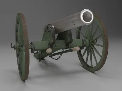 Field Cannon 3D model