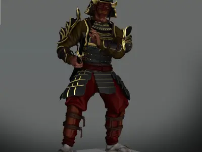 Samurai 3D print model