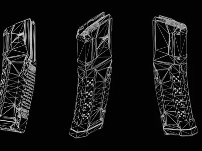 Magazine AR-15 Strike Industries 32 Rounds Low-poly 3D model