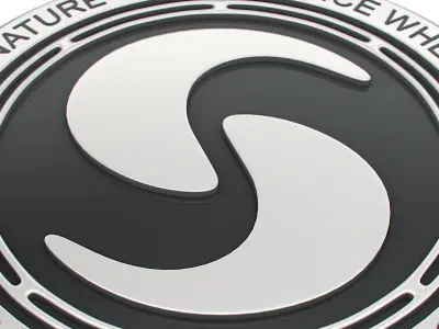 Signature Performance logo 3D model