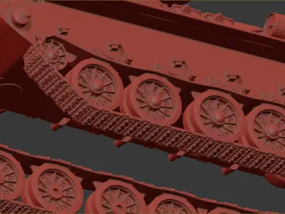 T-34-85 Free 3D print model