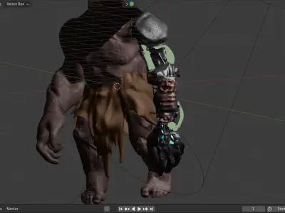 mechanical arm Free low-poly 3D model