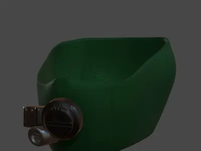 Gas mask helmet 3d model scifi Low-poly Low-poly 3D model